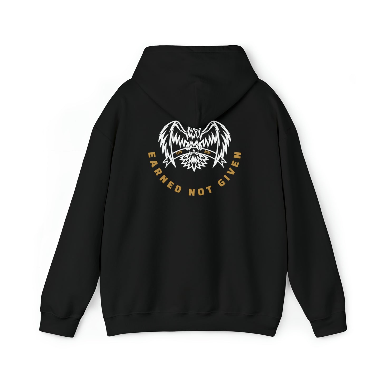 EARNED NOT GIVEN black hoodie